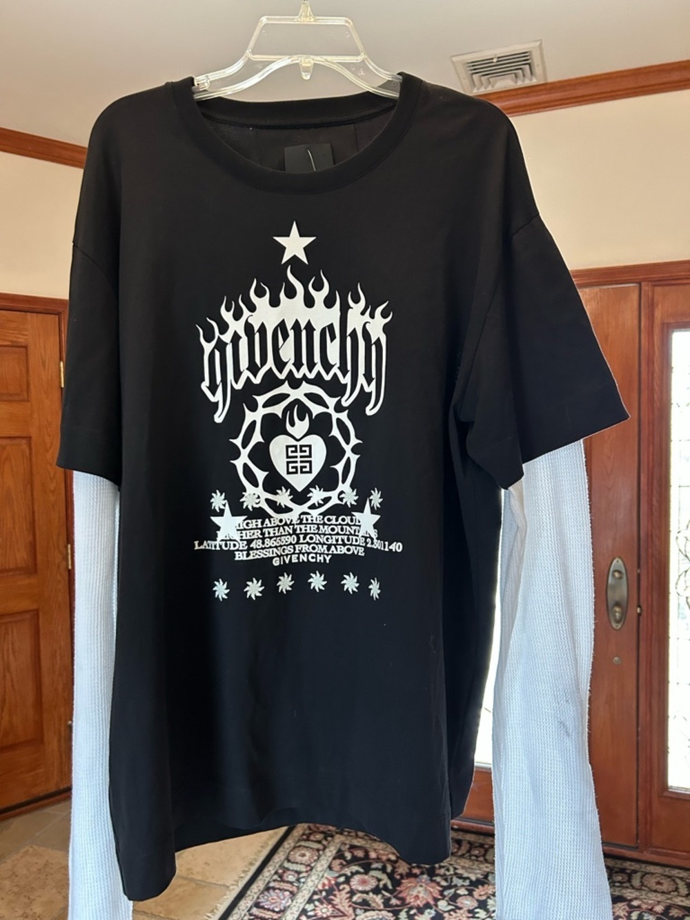 Givenchy Black Graphic Logo T-Shirt